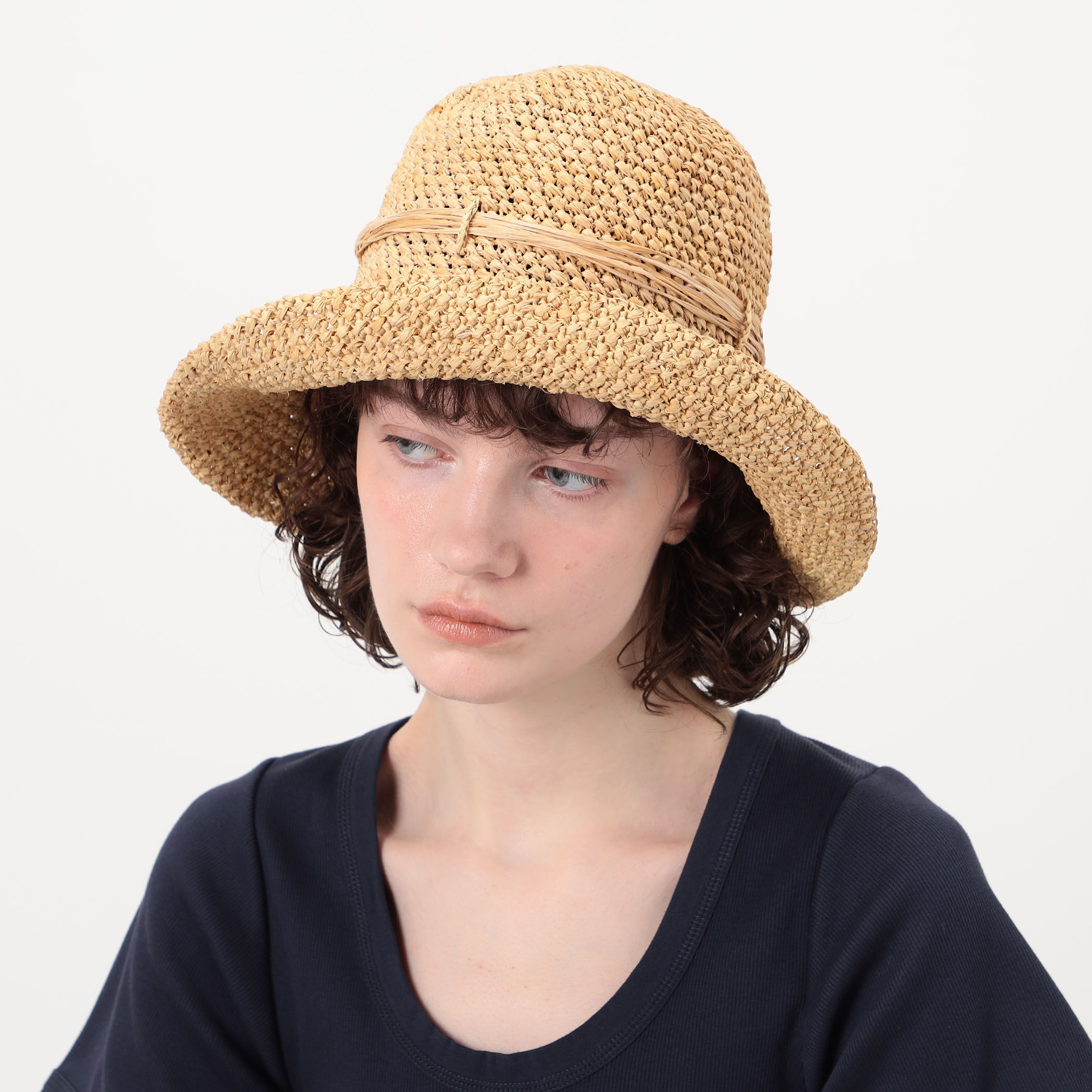 KIJIMA TAKAYUKI RAFFIA BOWLER HAT ラフィアハット｜トゥモローランド