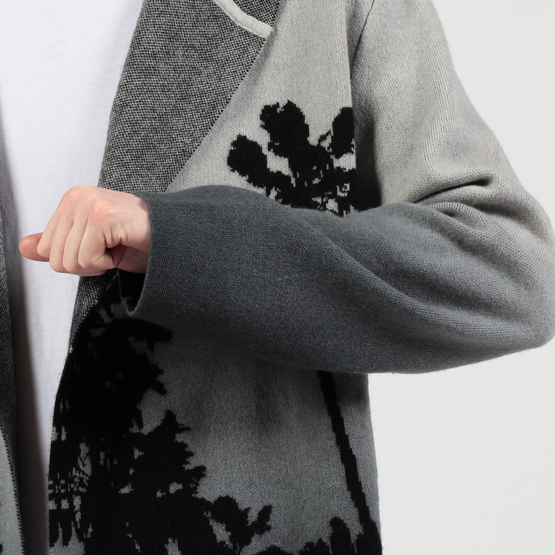 完売品⭐︎マカフィ⭐︎グレー タグ付き新品カーディガン マイカアンドディール MICA&DEAL c/n middle cardigan （GRAY） -靴