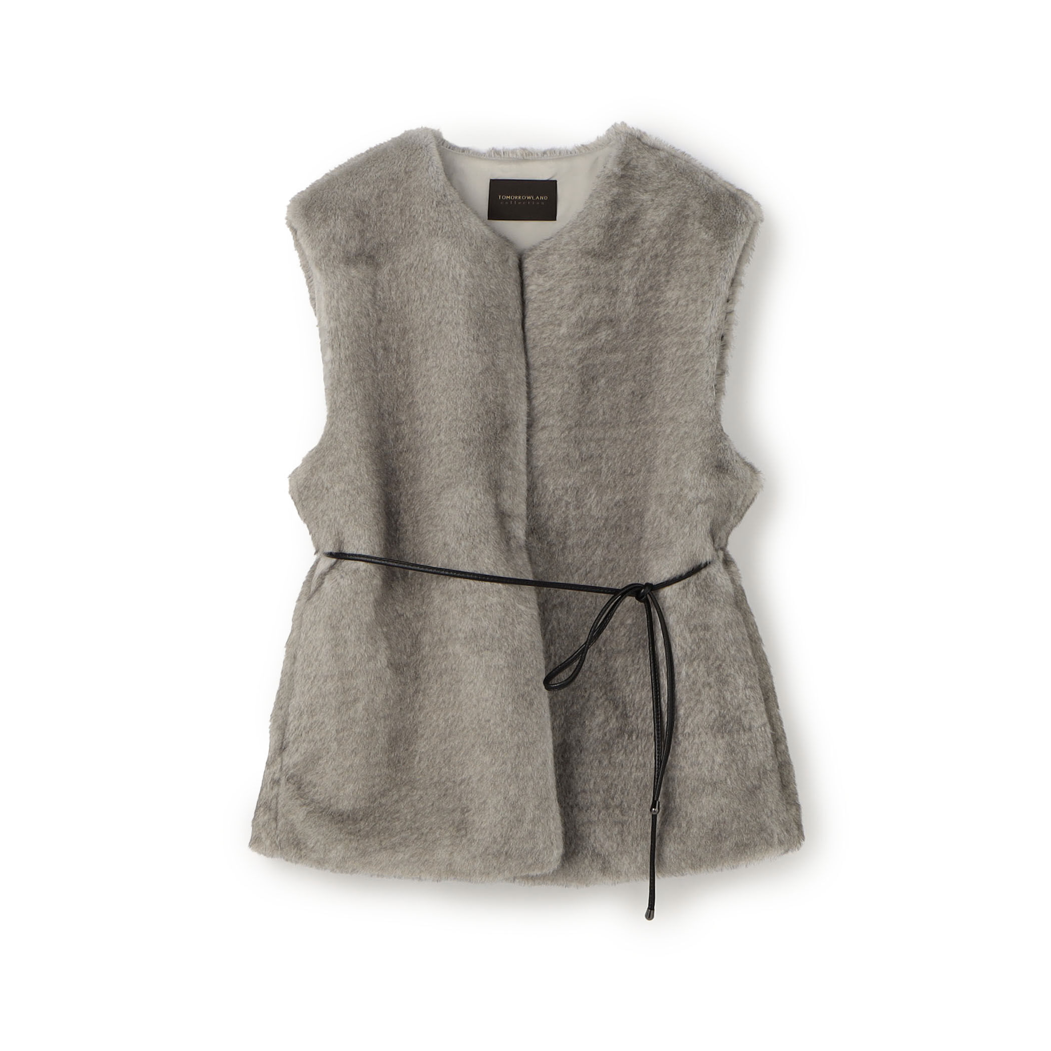 フェイクミンク ベルテッドジレ｜トゥモローランド 公式通販