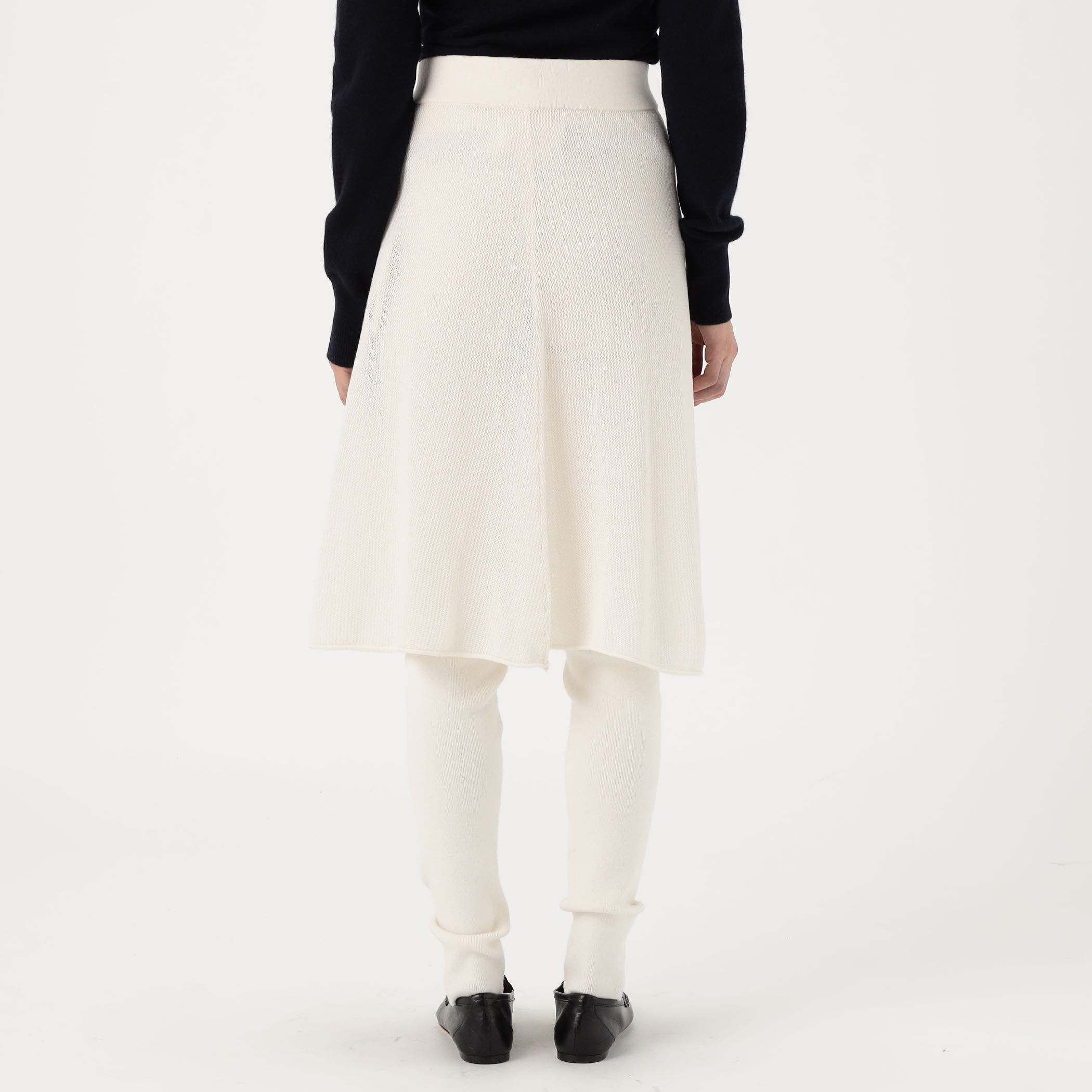 【Extreme Cashmere】 Twirlカシミアブレンドミディスカート Twirl カシミアブレンドニットスカート - Extreme Cashmere