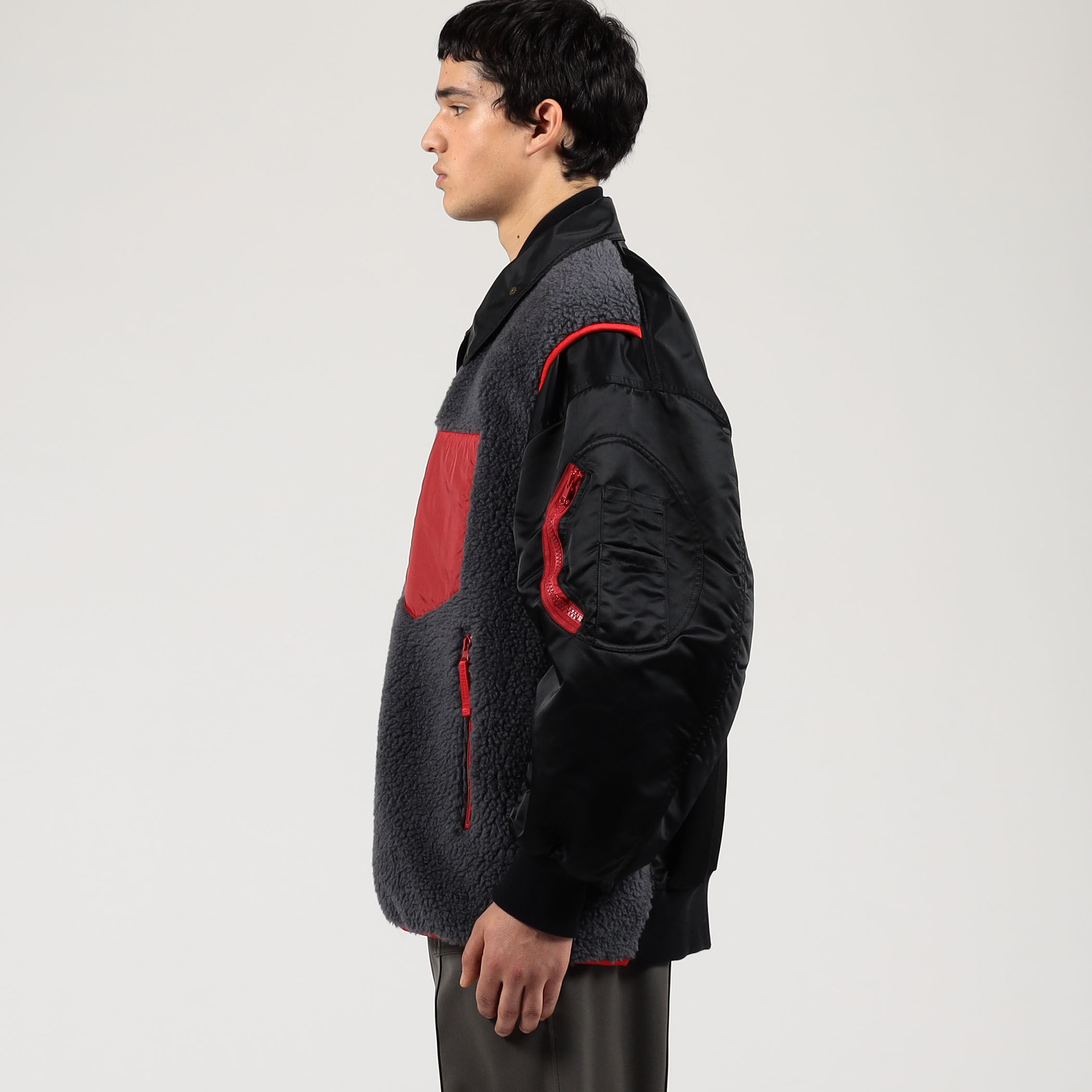 kolor BEACON ナイロンブルゾン kolor / BEACON カラー ビーコン 24AW ナイロンツイルボア