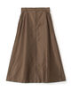 【WEB先行予約】コットンラミーモーススキン トラペーズスカート