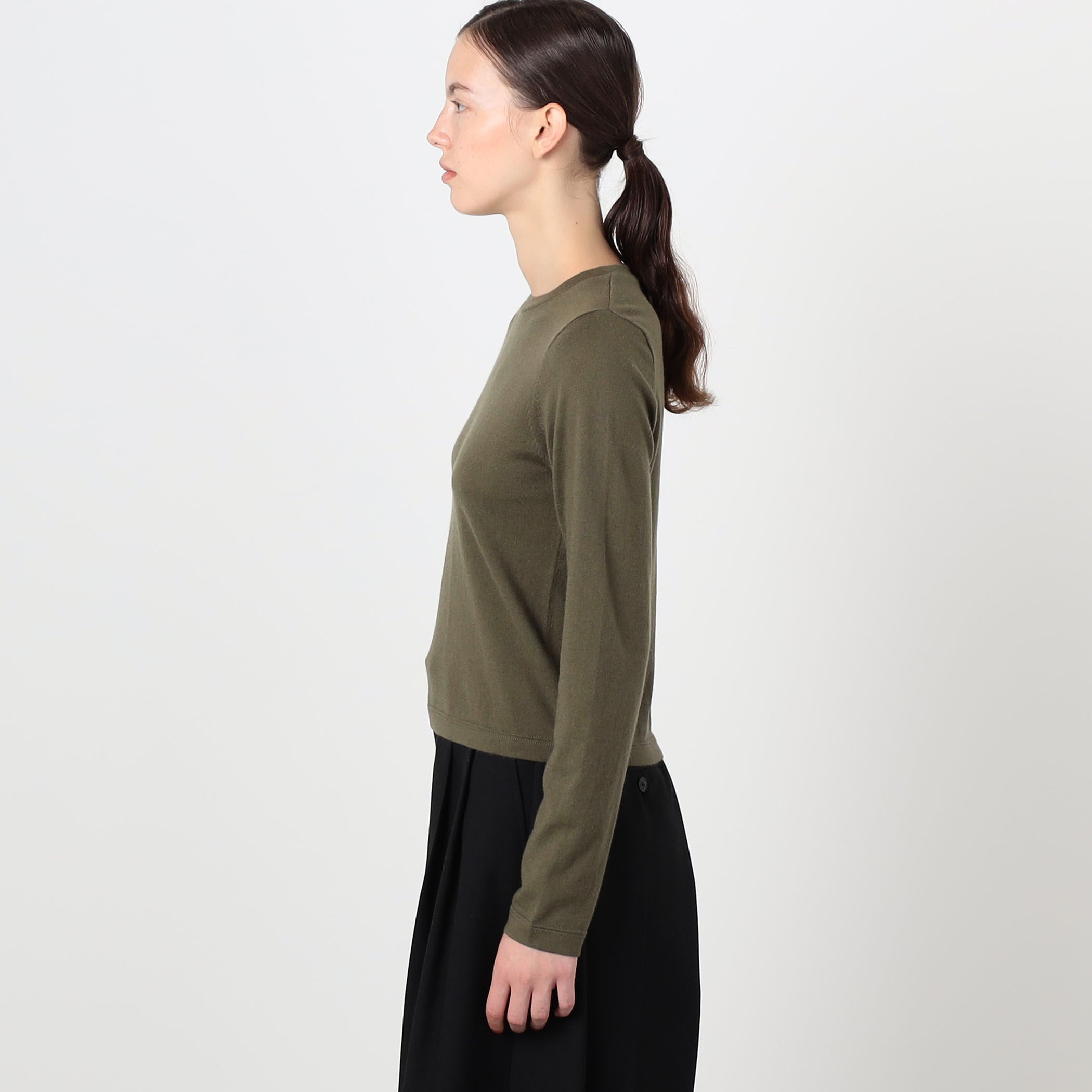 extreme cashmere lisa ロングスリーブ ニットTシャツ