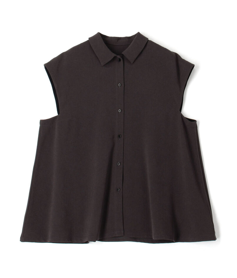 【WEB先行予約】ジャージーライクジョーゼット フレアブラウス