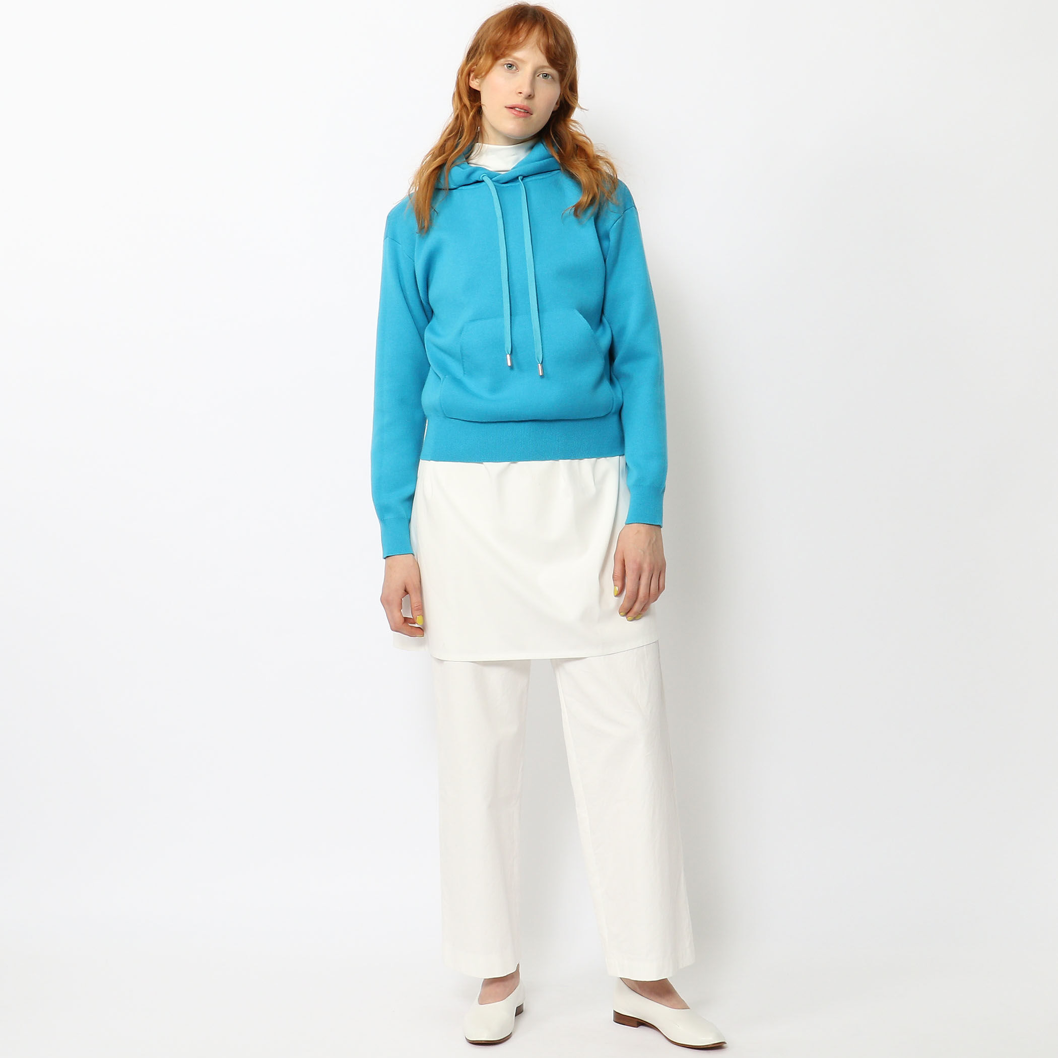 □コットンカシミヤ プルオーバーパーカ｜トゥモローランド 公式通販