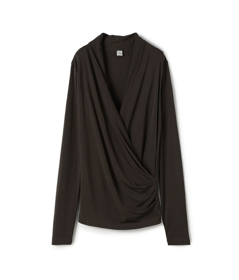 TOTEME Overlapped ジャージーブラウス