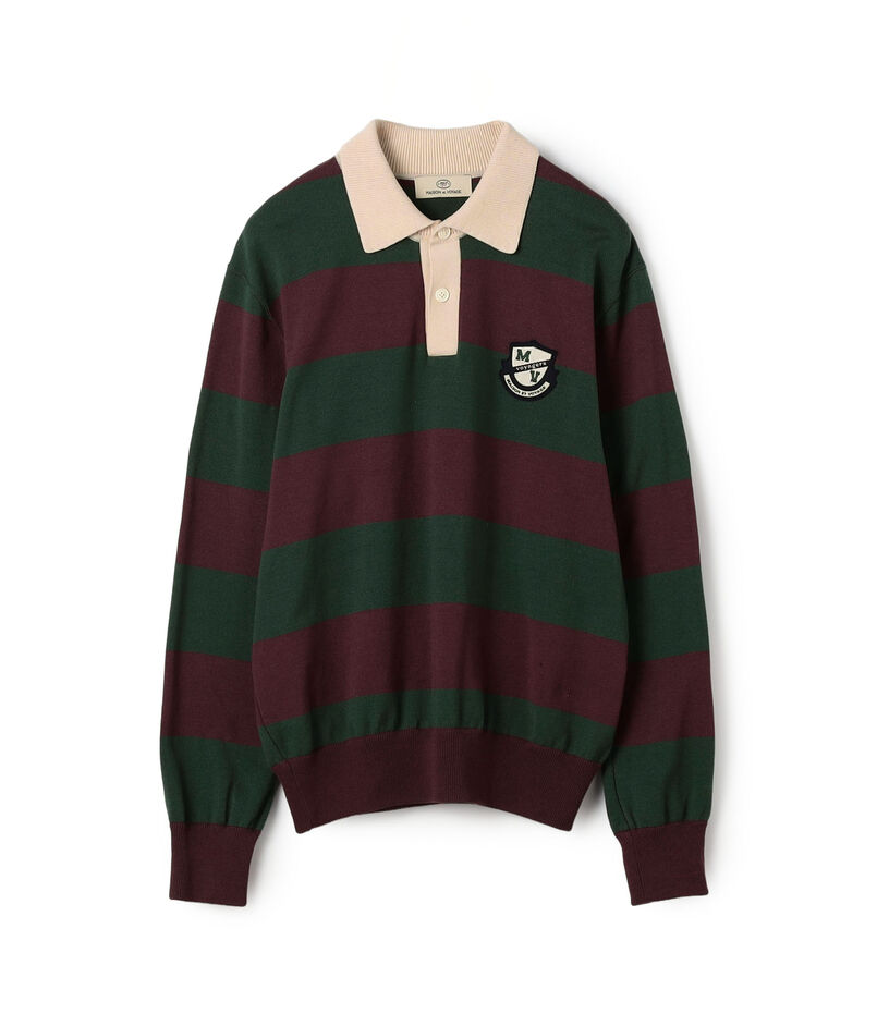 シルケットコーマコットン ニットラガーシャツ