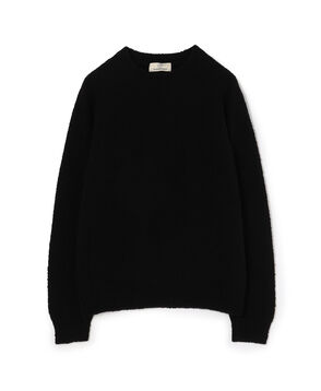 スーパーファインメリノウール ブークレヤーン クルーネックプルオーバー