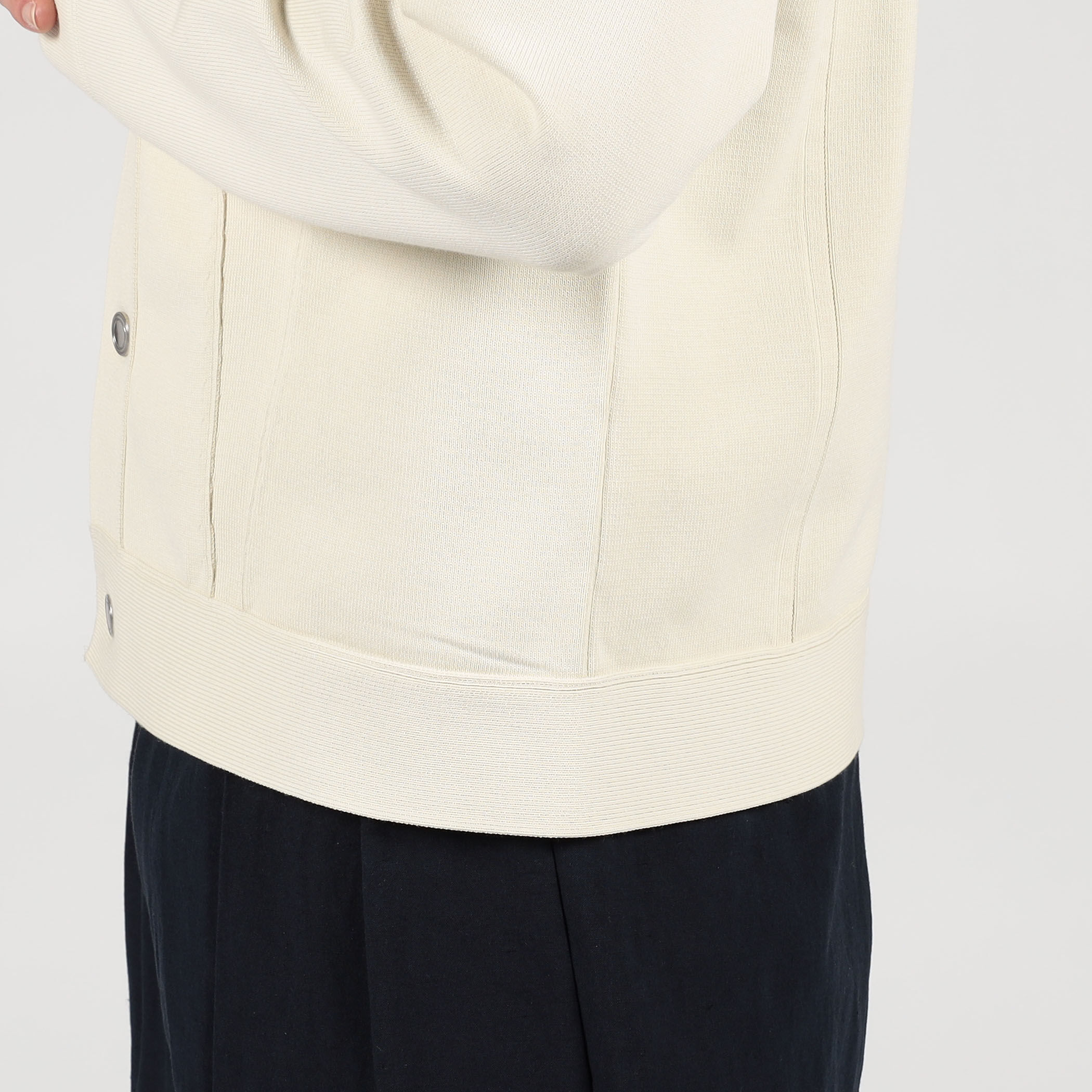 極美品 トゥモローランド 25SS ポリエステルコットン ニットGジャン L セール】TOMORROWLAND tricot ポリエステルコットン ニットGジャン