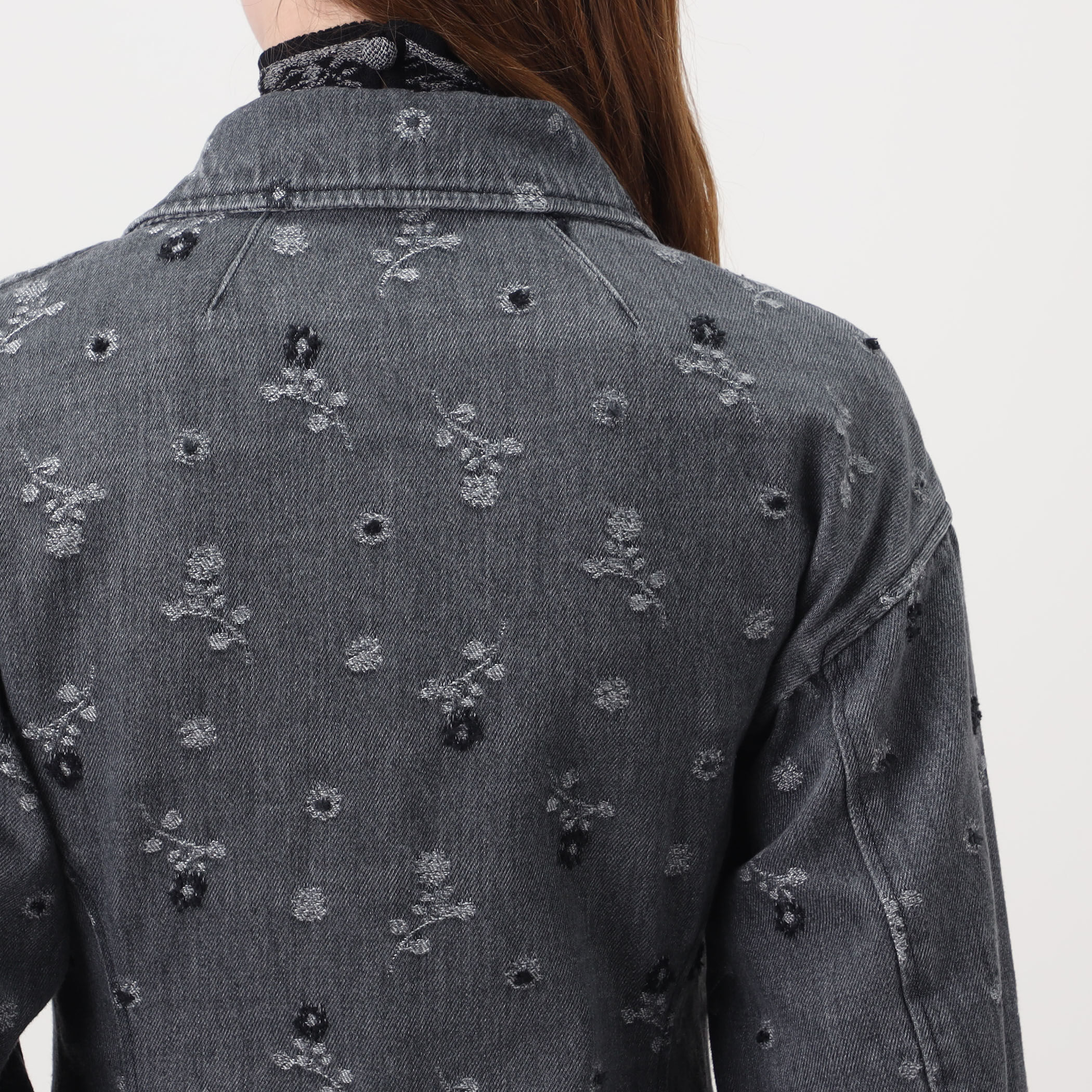 Mame Kurogouchi Floral Jacquard Denim Jacket ジャカードデニム