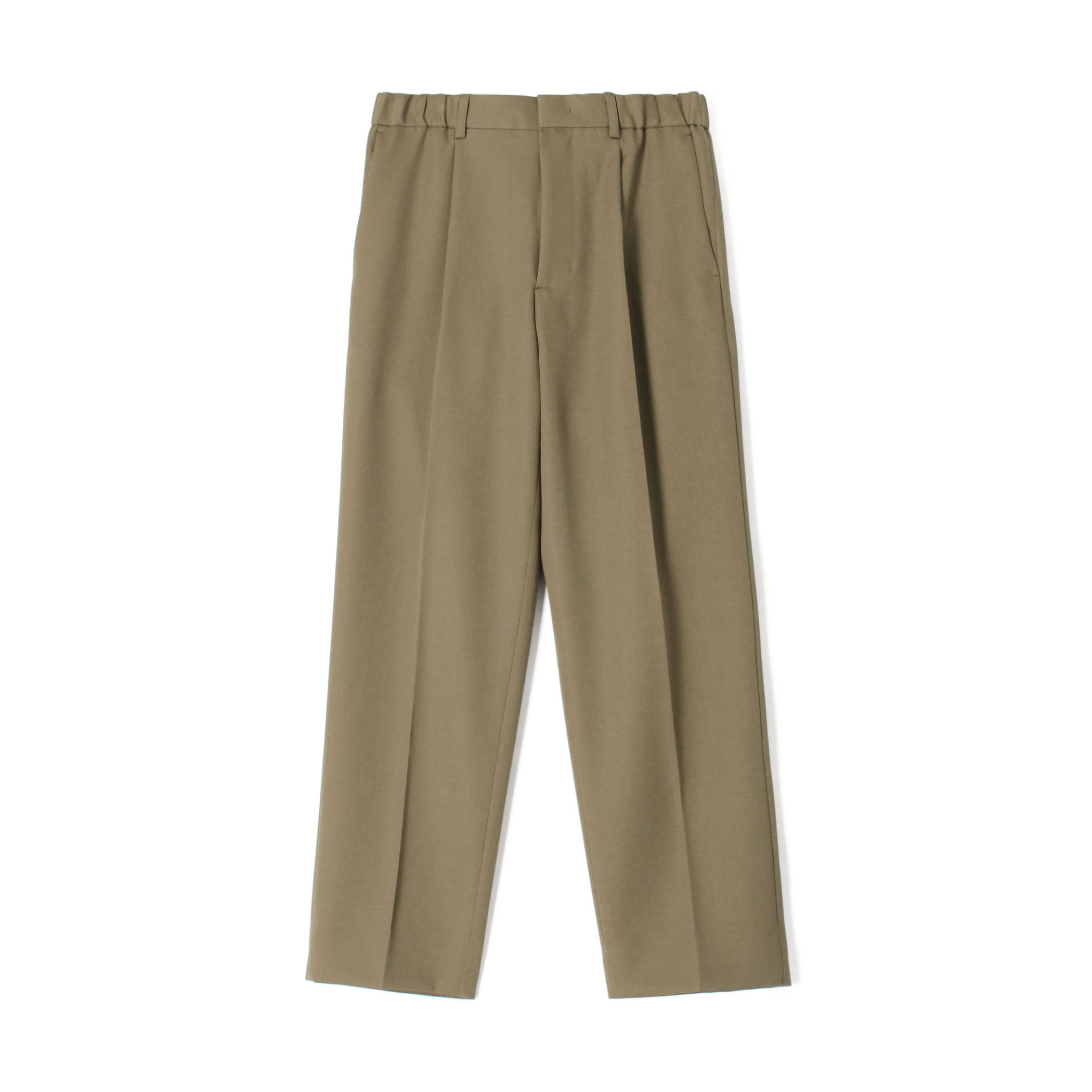 定番 22SS URU ウル コットン ギャバジン タック パンツ 1124O▲ 定番 22SS URU ウル コットン ギャバジン タック パンツ 1124O