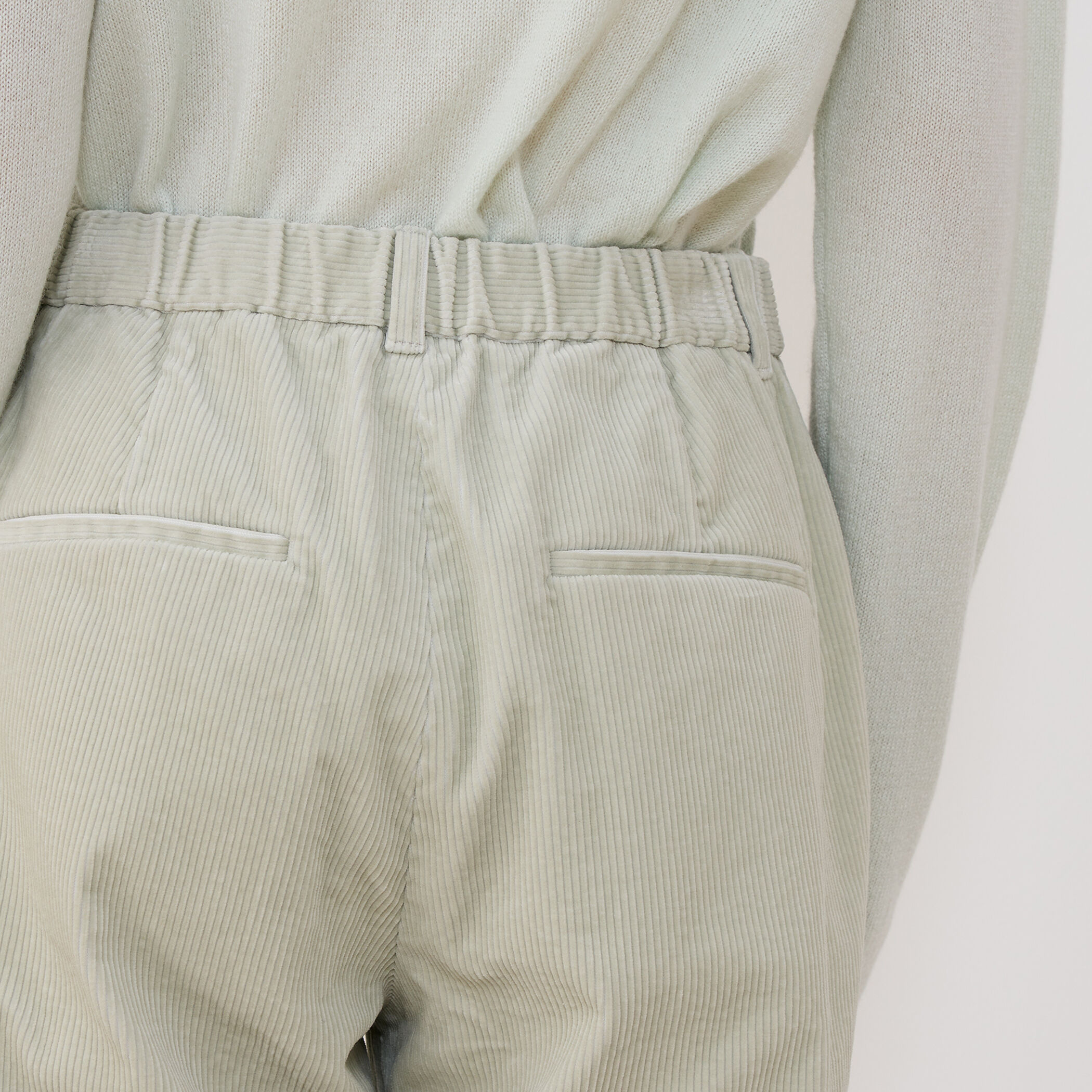 シャンカールコーデュロイ ストレートイージーパンツ