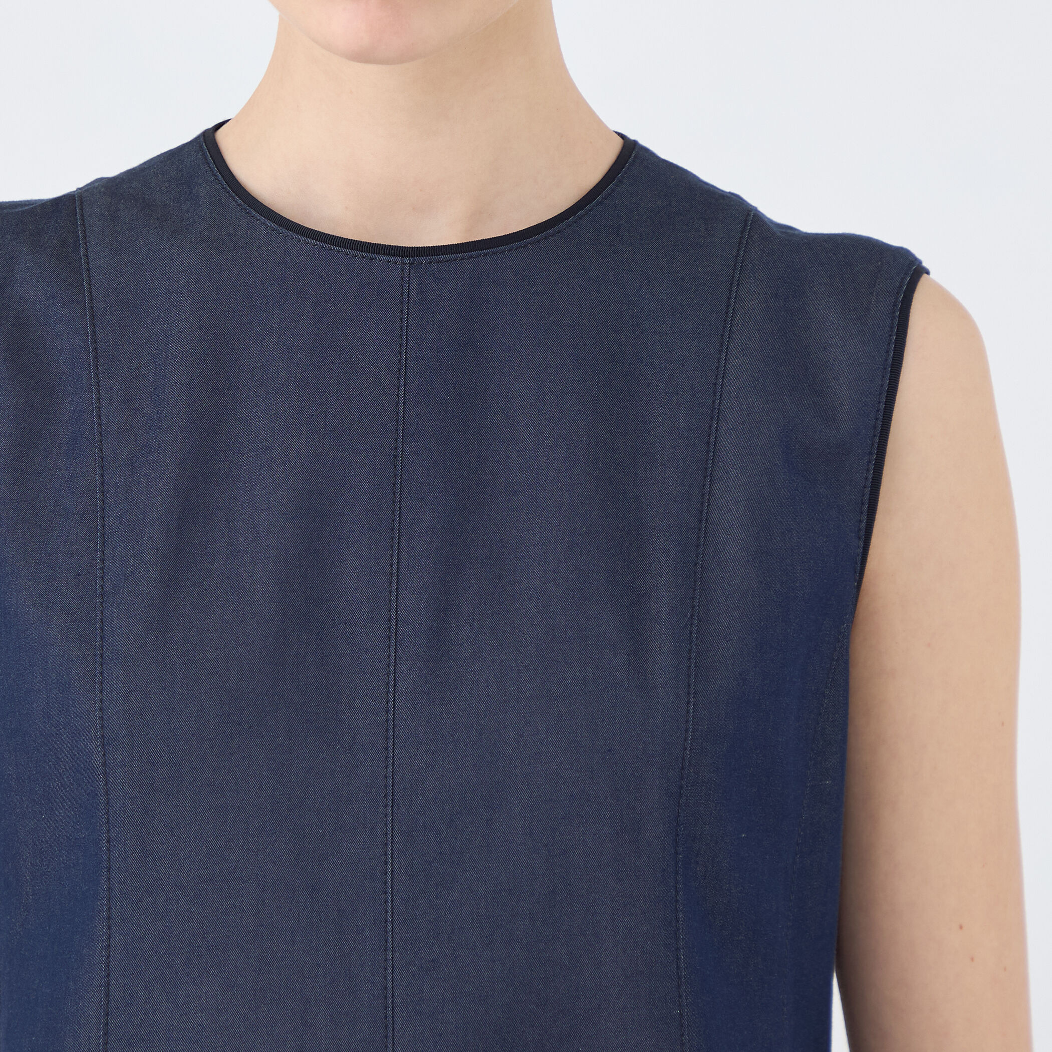 コットンシルクデニム プリンセスドレス｜トゥモローランド 公式通販