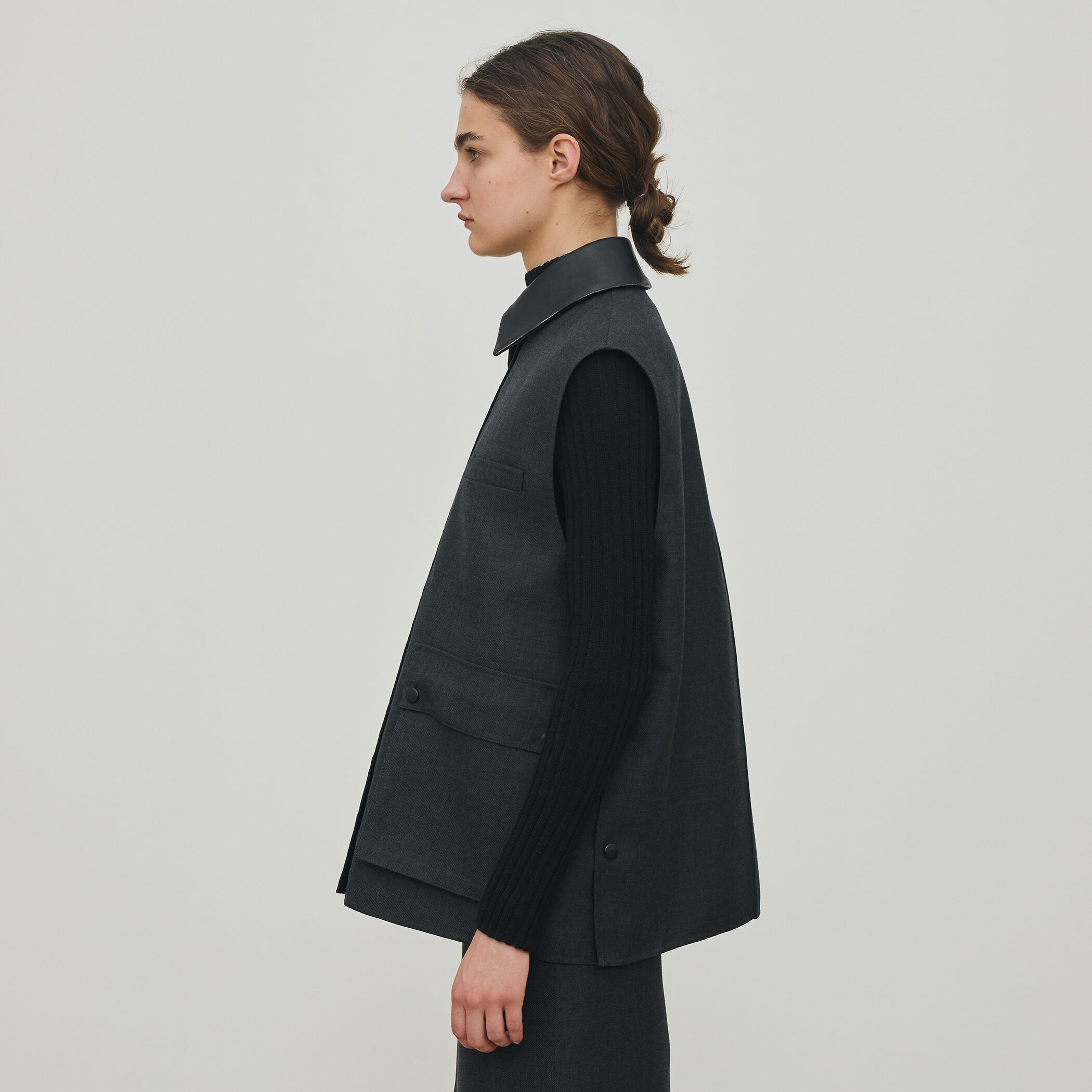 ダブルフェイスツイル ジレブルゾン｜トゥモローランド 公式通販