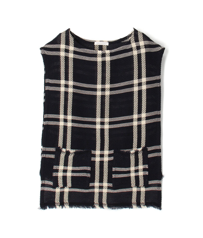 ラッセルコットン フロントポケットベスト