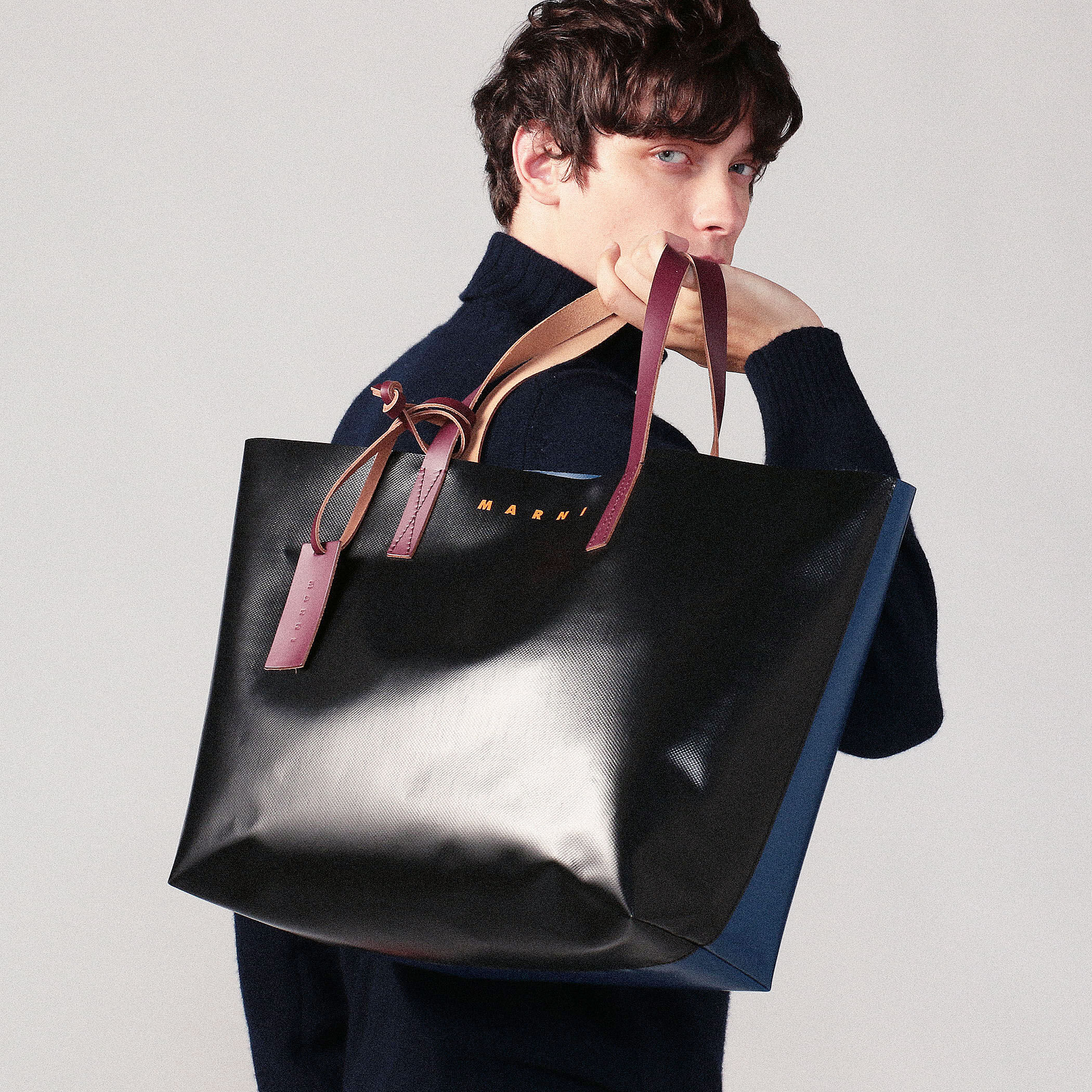 MARNI PVC バイカラートートバッグ｜トゥモローランド 公式通販