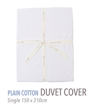 プレーンコットン 掛布団カバー（シングル）