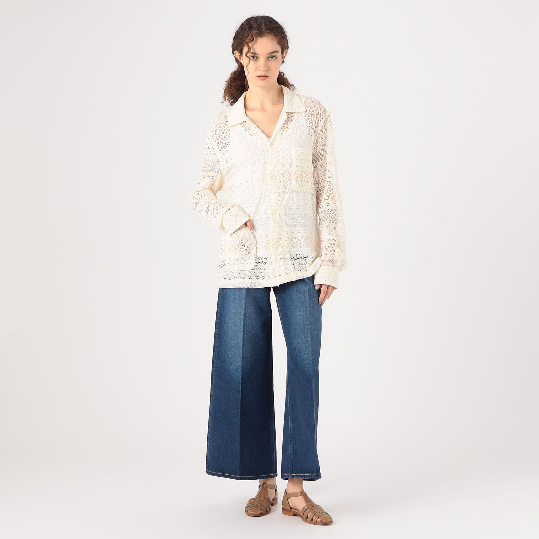BODE LACE SAMPLER LONG SLEEVE SHIRT|トゥモローランド 公式通販 BODE LACE SAMPLER LONG SLEEVE SHIRT|トゥモローランド 公式通販