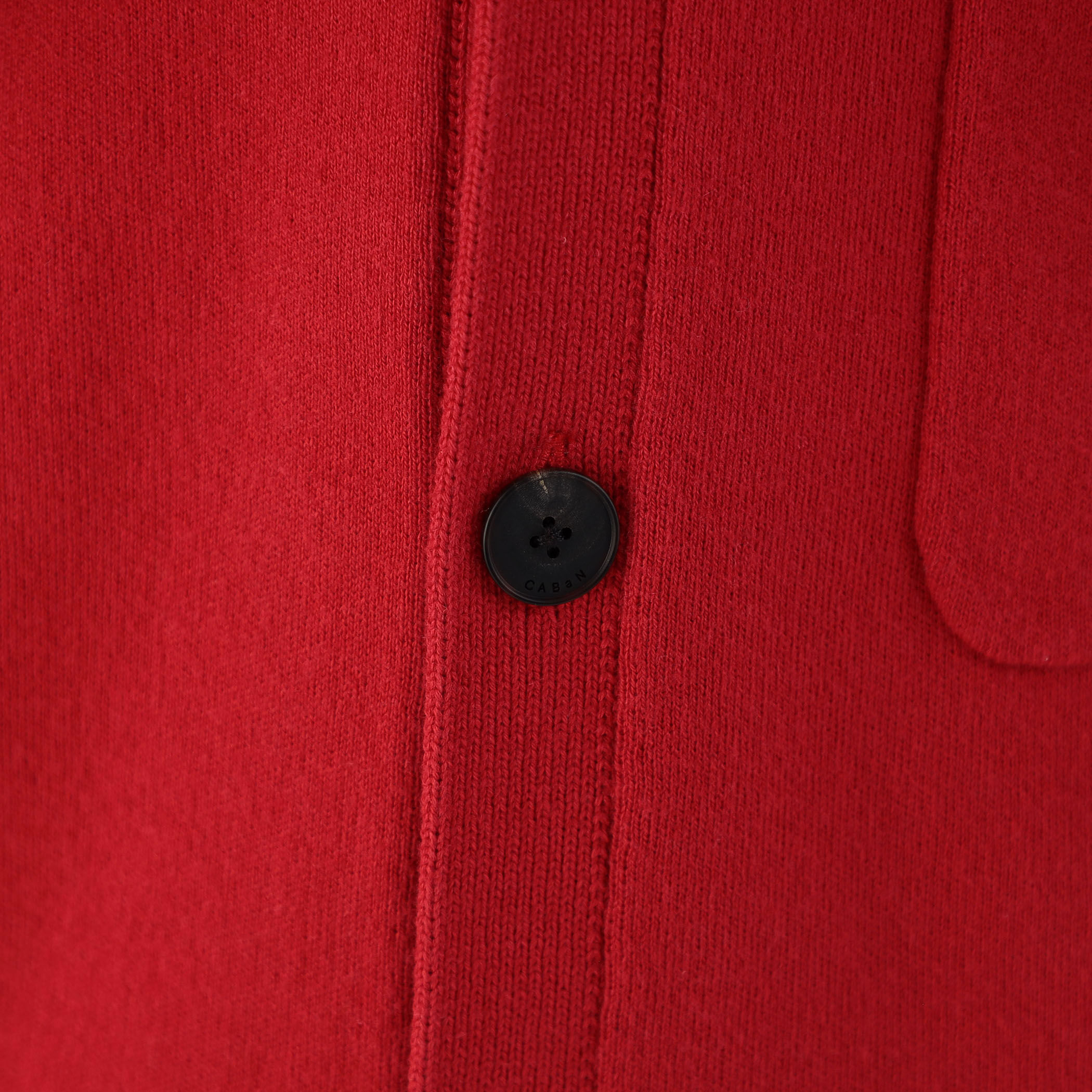 CABaN コットンカシミヤ ポケットクルーネックカーディガン