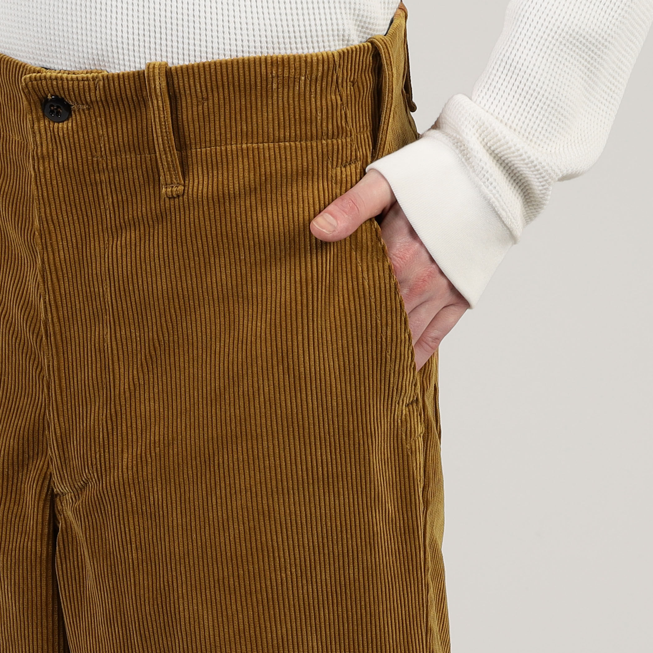 TUKI Wide Trousers コットンコーデュロイ ワイドトラウザーズ