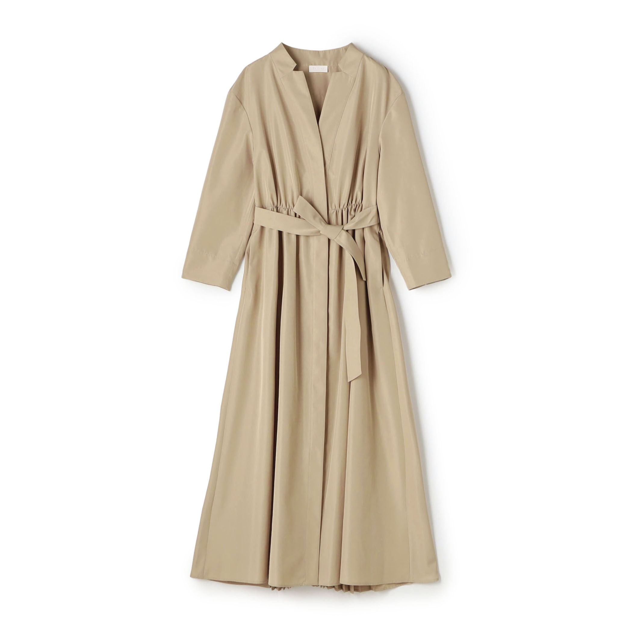 プリーツコンビ シャツワンピース｜トゥモローランド 公式通販