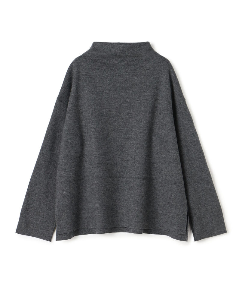 ウールミルドスムース ビルドネックプルオーバー