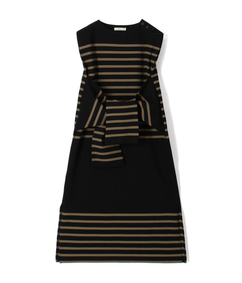 HYKE TIE-DETAIL BASQUE DRESS バスクドレス