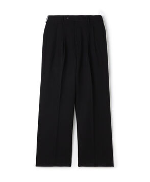 ハルトウールツイル 2プリーツワイドパンツ