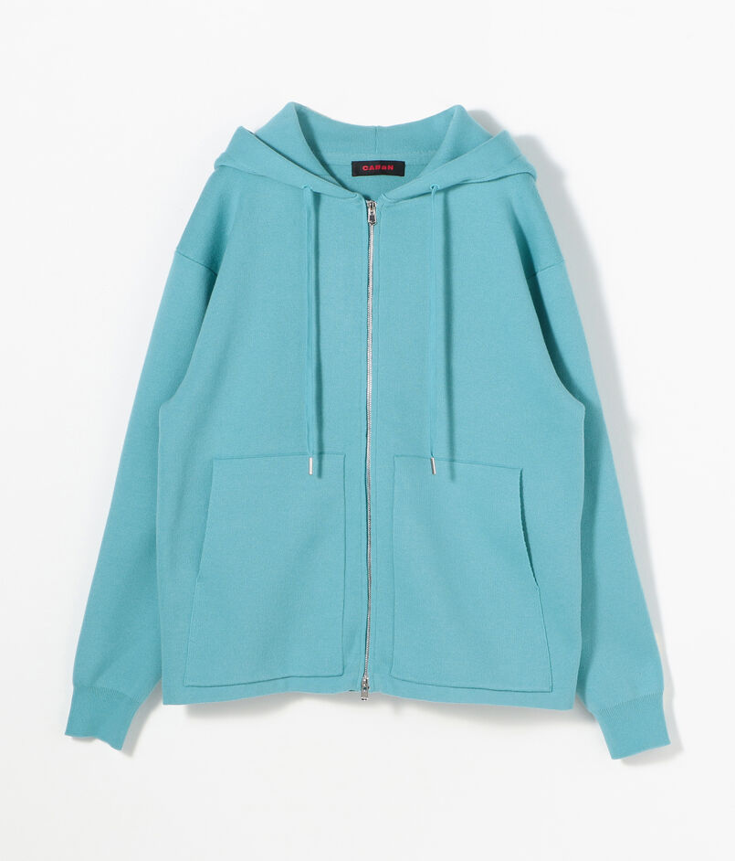 CABaN コットンカシミヤ ジップパーカ