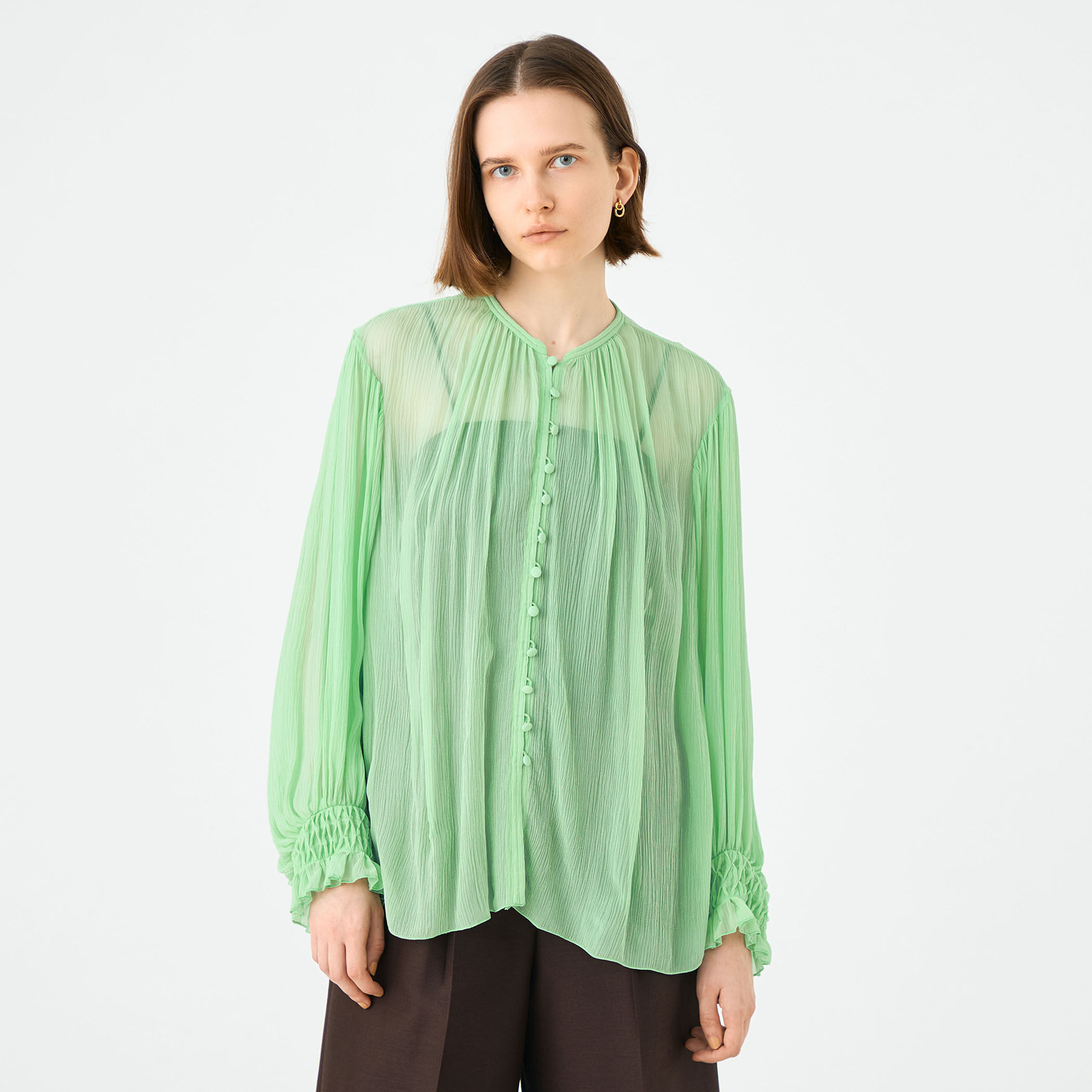 Michelle ボリュームスリーブブラウス｜トゥモローランド 公式通販