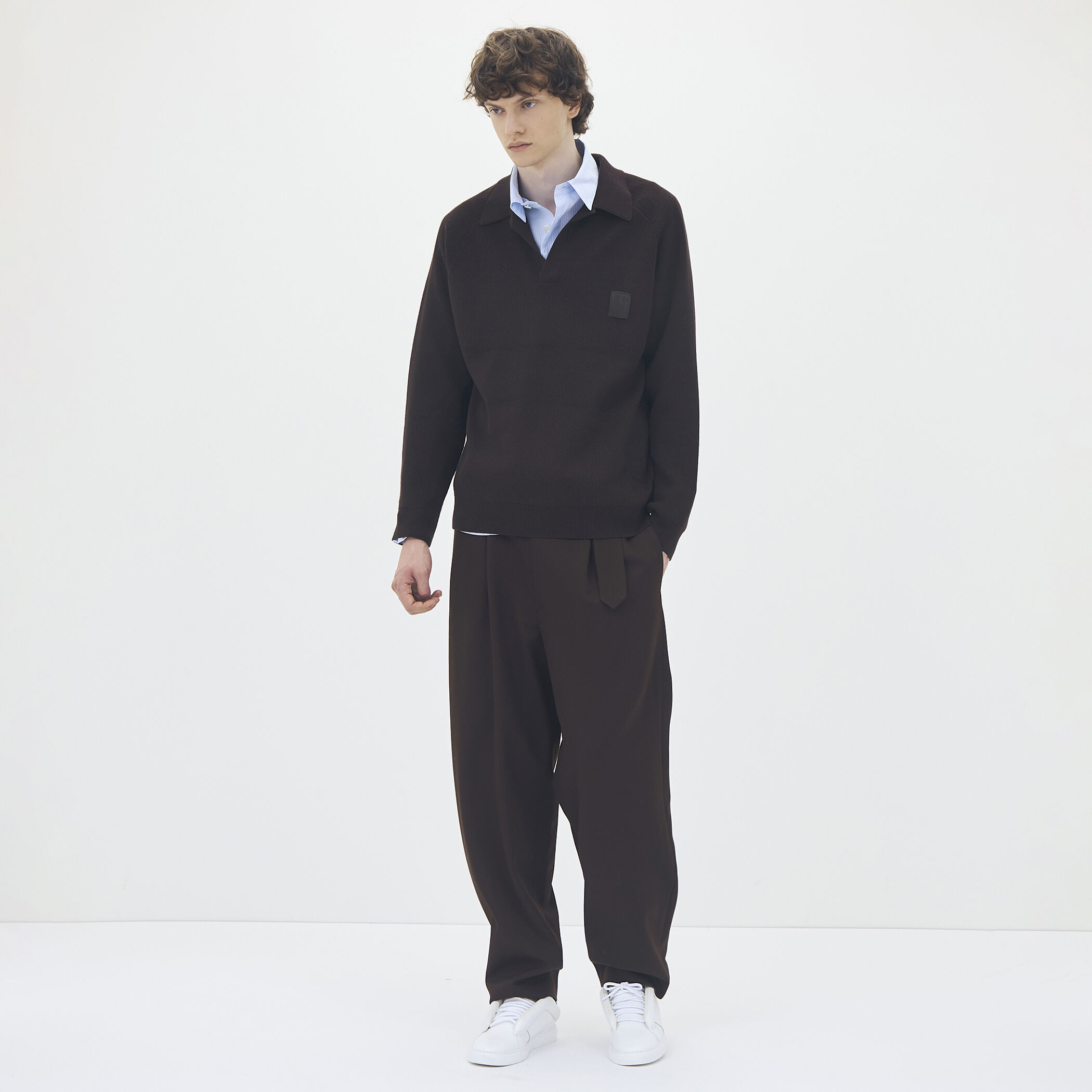 コットンカシミヤ ポロスキッパー｜トゥモローランド 公式サイト