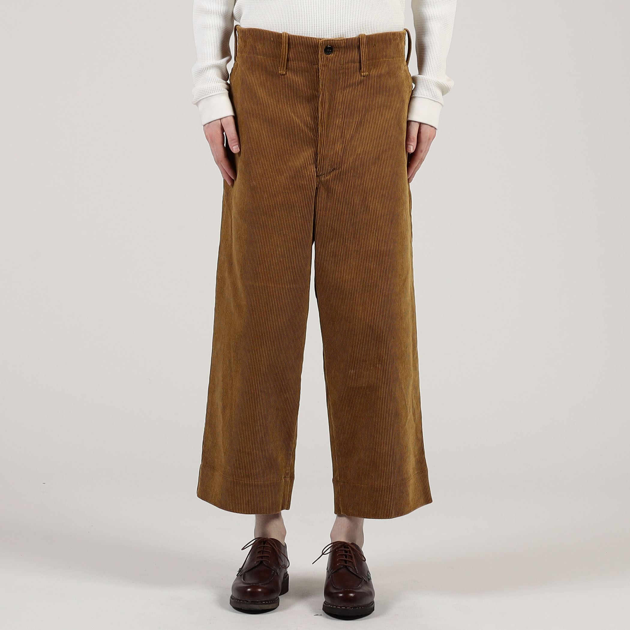 TUKI Wide Trousers コットンコーデュロイ ワイドトラウザーズ
