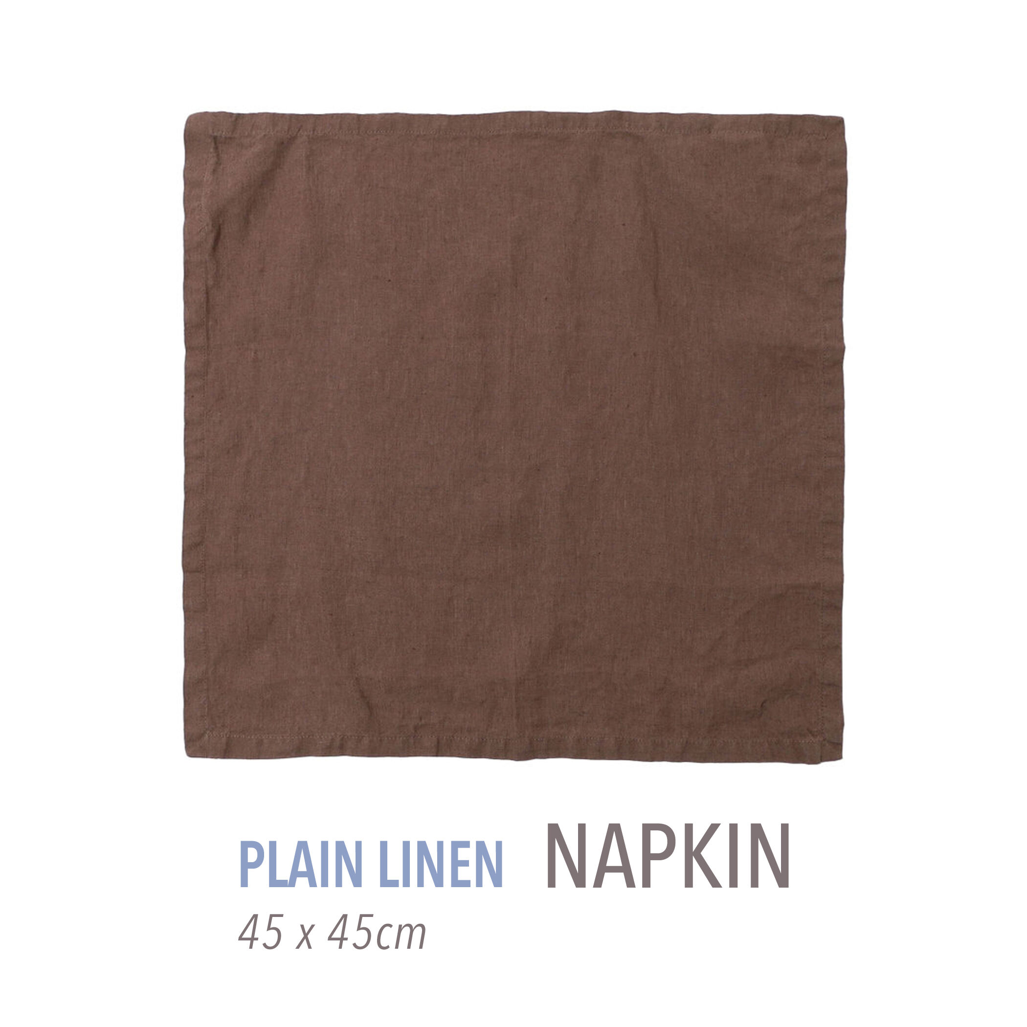 プレーンリネン ナプキン（45cm X 45cm）｜トゥモローランド 公式通販