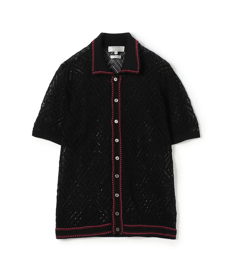 【別注】Raffa Molina コットン ニットシャツ