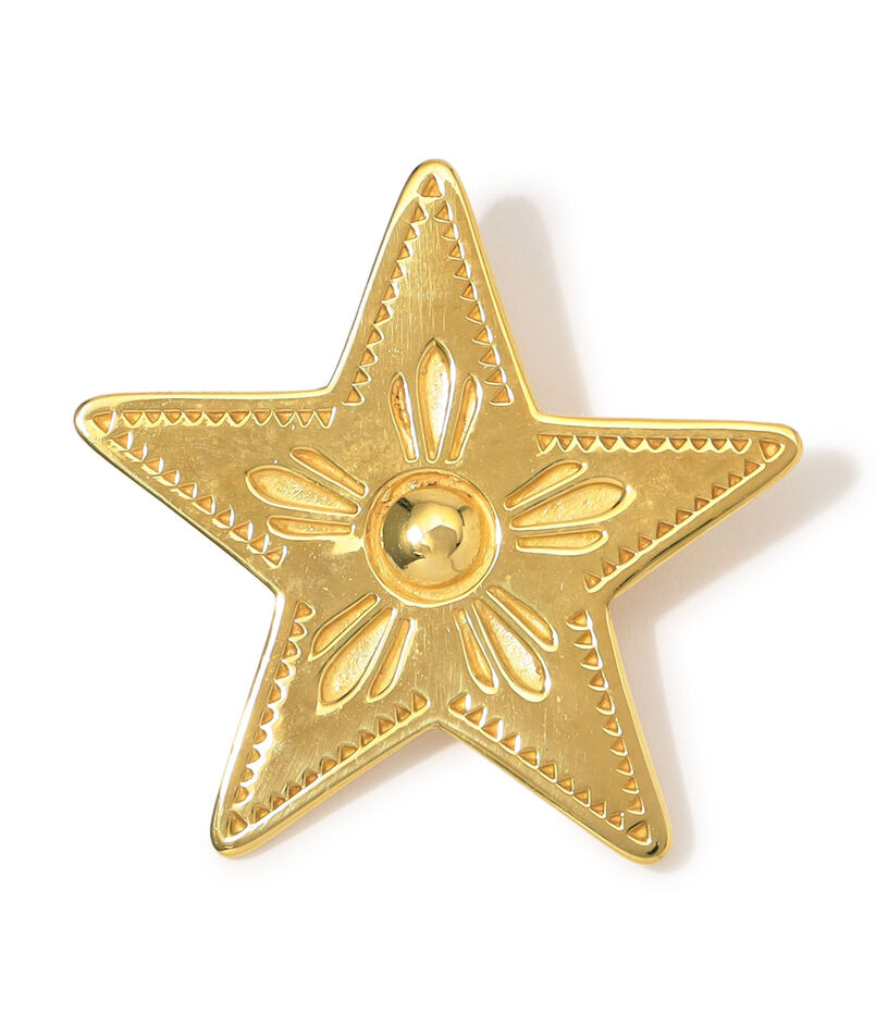 ADRAR Star ゴールド ブローチピン