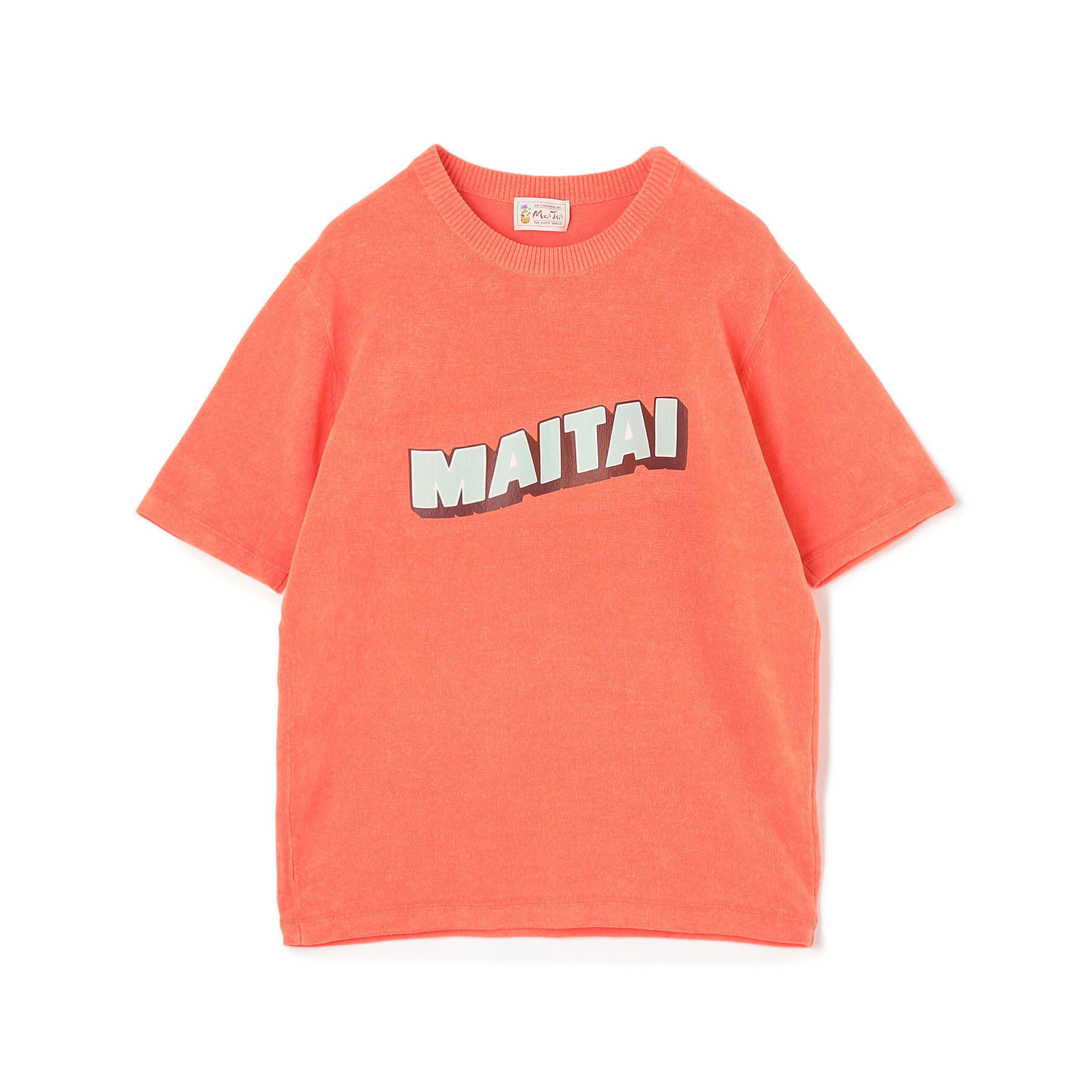 Mai Tai コットンシェニール プリントニットTシャツ｜トゥモローランド