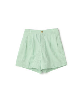 erEvan LE SHORT ESCALET コットンドビー ショートパンツ