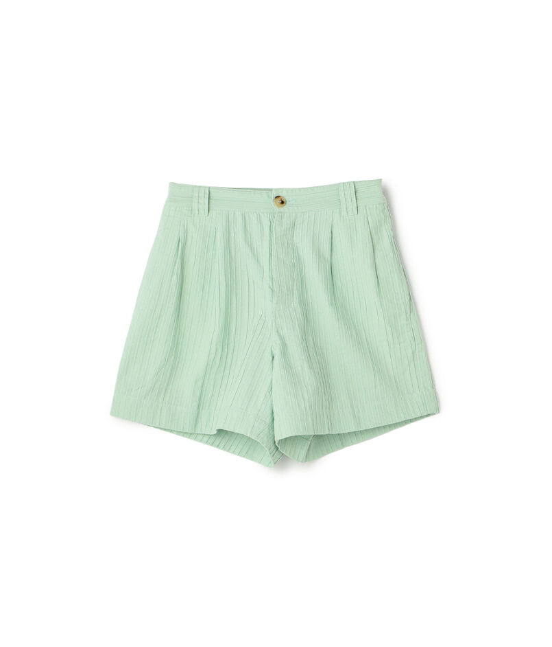 erEvan LE SHORT ESCALET コットンドビー ショートパンツ