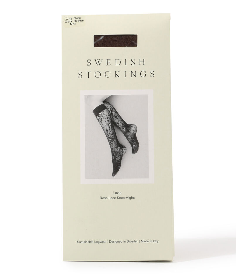 SWEDISH STOCKINGS ROSA ニーハイ レースソックス