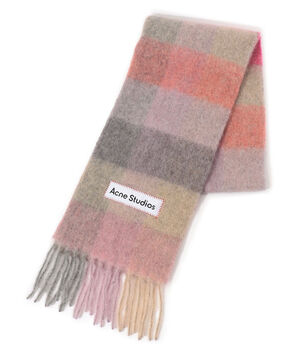 Acne Studios モヘヤチェックスカーフ