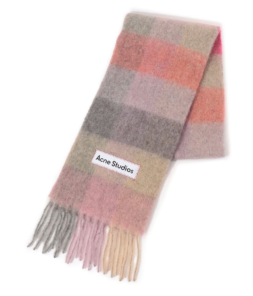 Acne Studios モヘヤチェックスカーフ