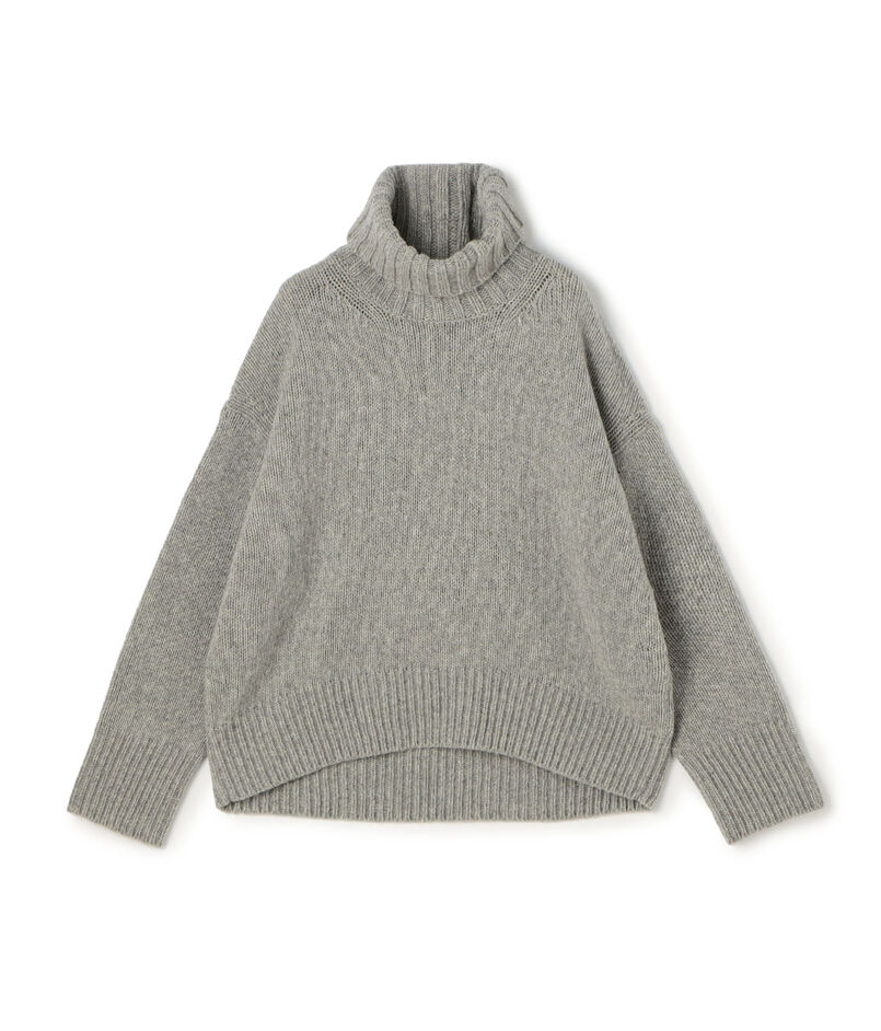 ファインウール タートルネックプルオーバー