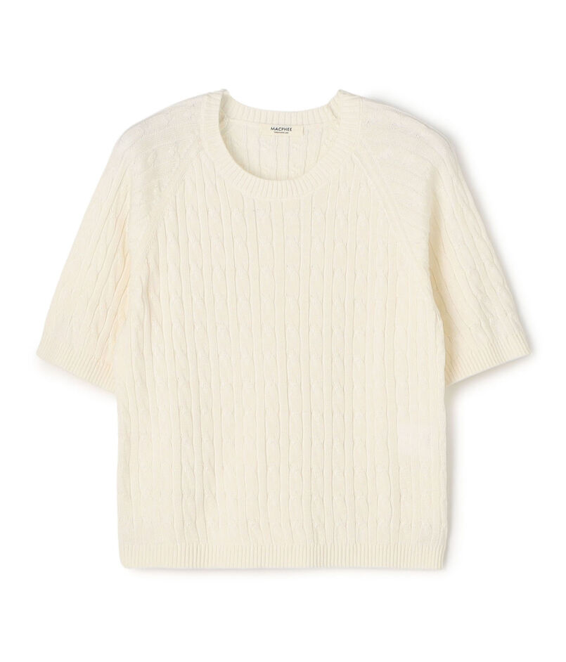 ギザケーブル ハーフスリーブプルオーバー