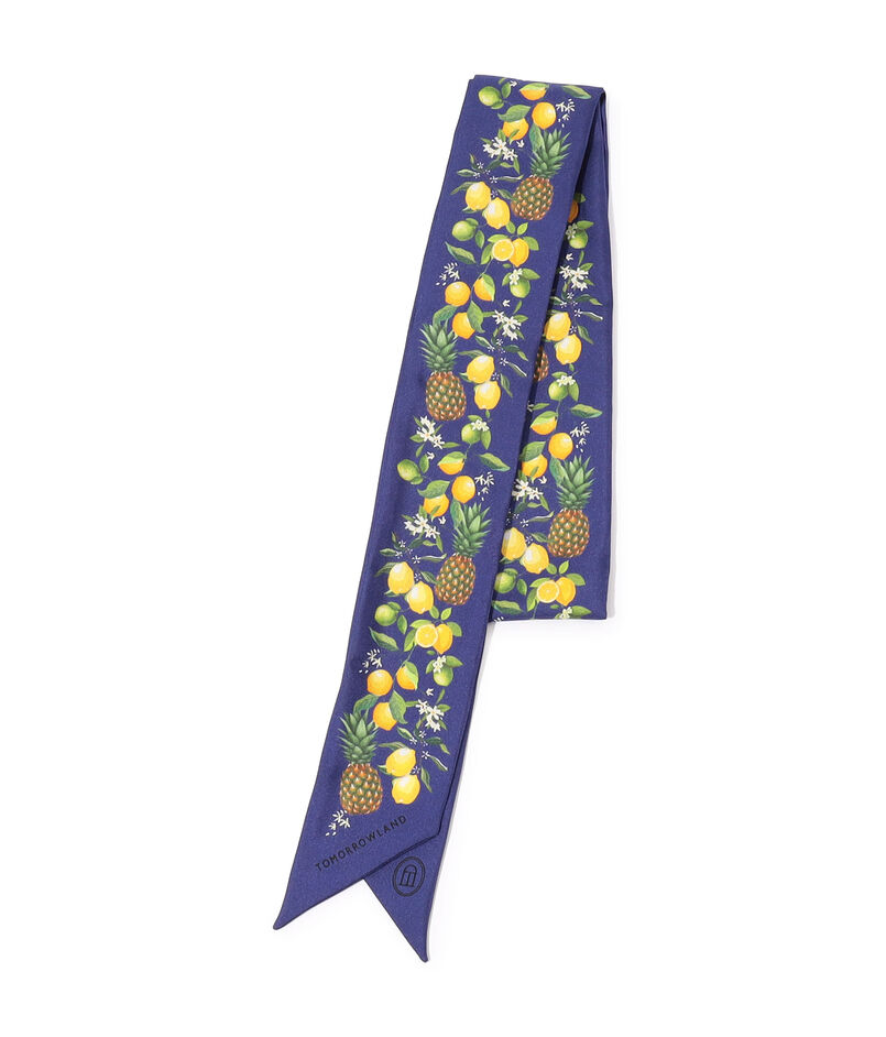 ATELIER TOMORROW FRUITS シルク ボウタイスカーフ