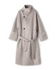カシミヤビーバー ハイネックロングコート