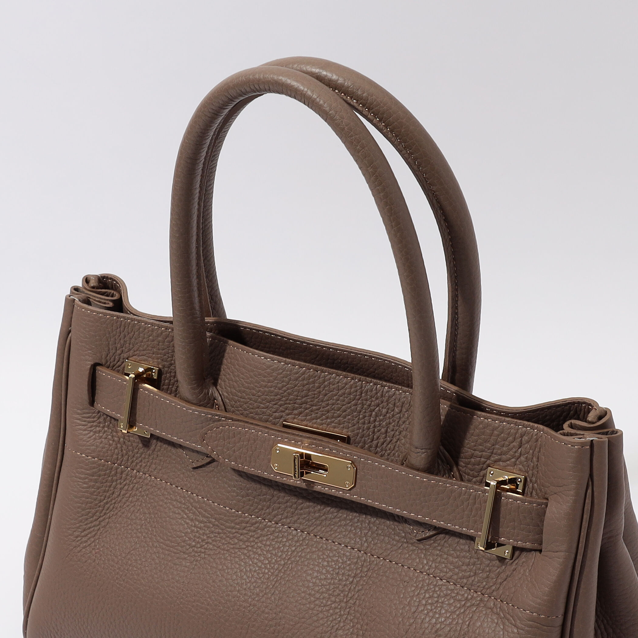 【美品】sita parantica ターンロック トートバッグ ブラウン 美品 sita parantica ターンロック トートバッグ ブラウン
