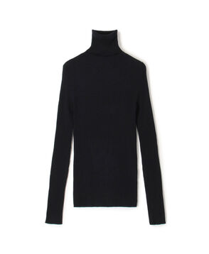 プルミエールウールリブ タートルネックプルオーバー