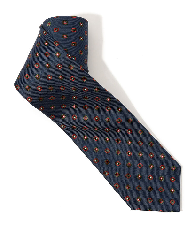 STEFANO BIGI シルク 小紋柄ネクタイ