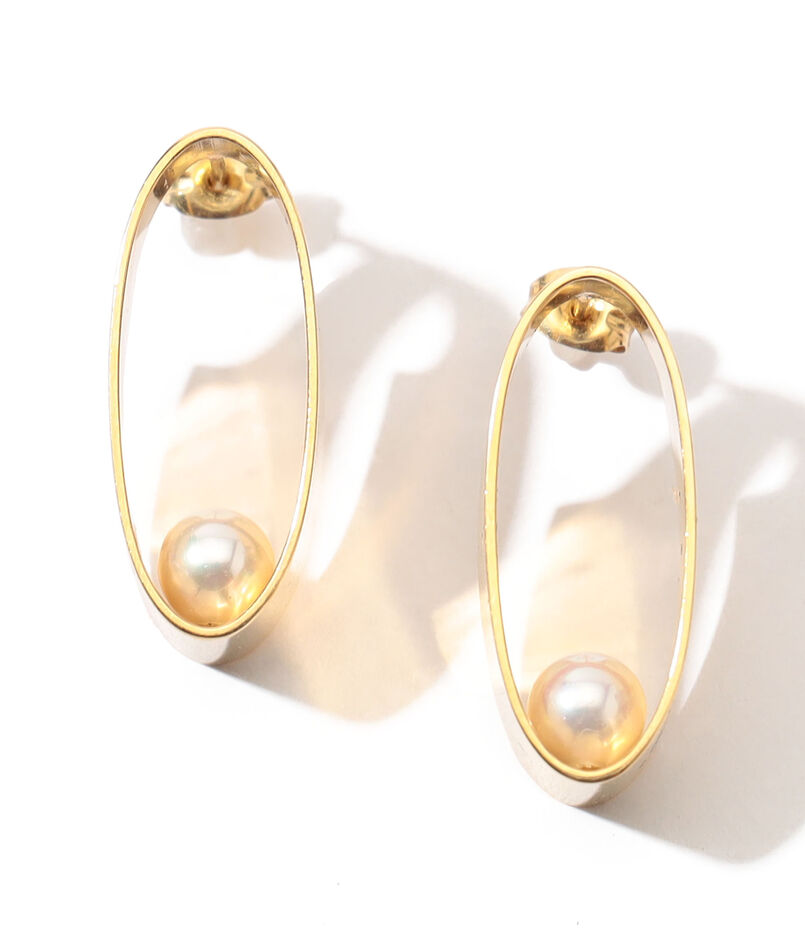 【別注】januka サークル パールピアス