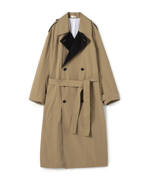 コンパクトポプリン オーバーサイズトレンチコート
